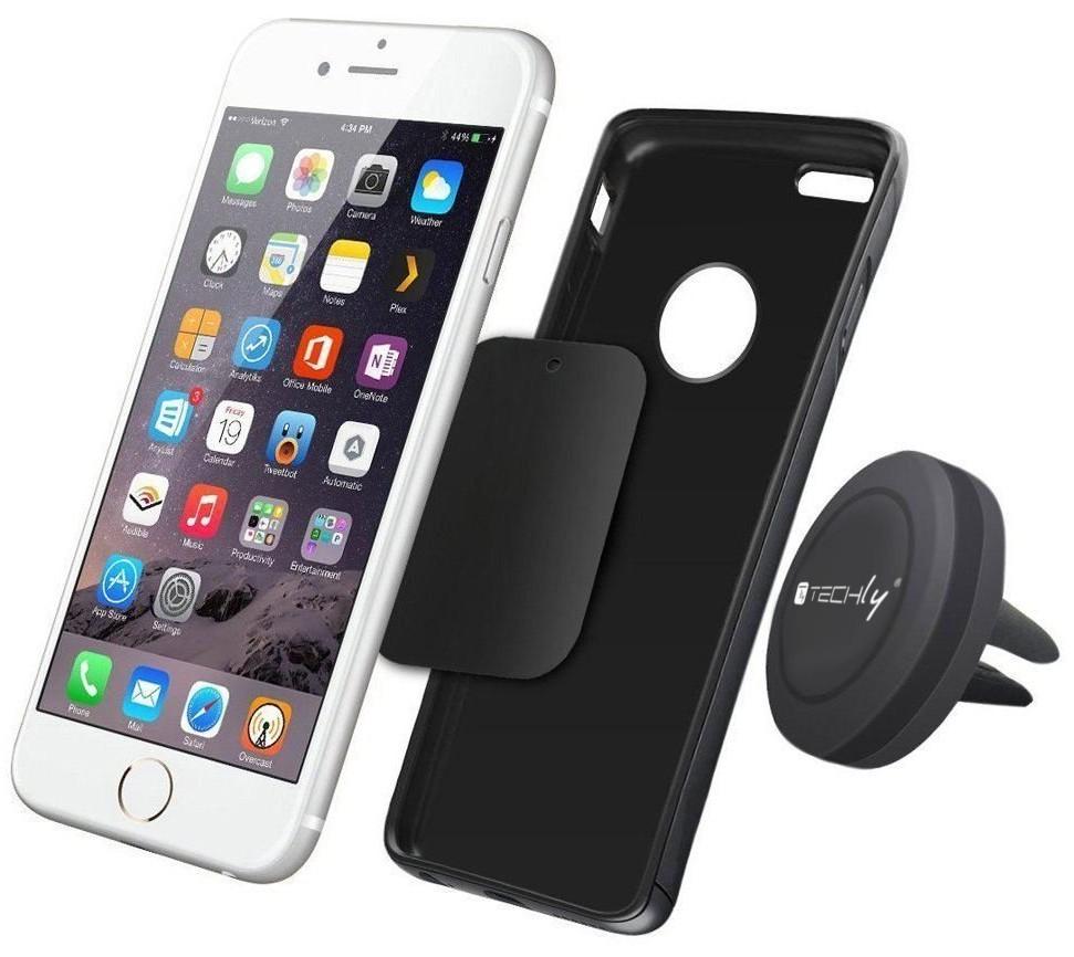 Supporto Magnetico da Auto per Smartphone e Tablet Nero