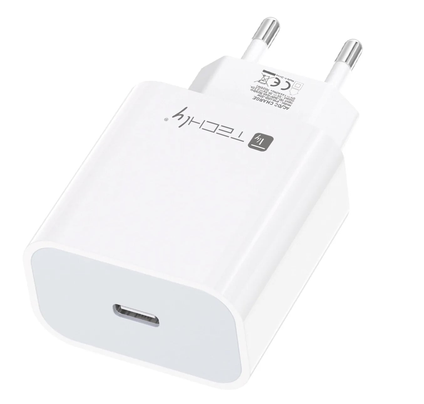 Caricatore Alimentatore USB-C™ da Muro 20W PD per Smartphone o Tablet