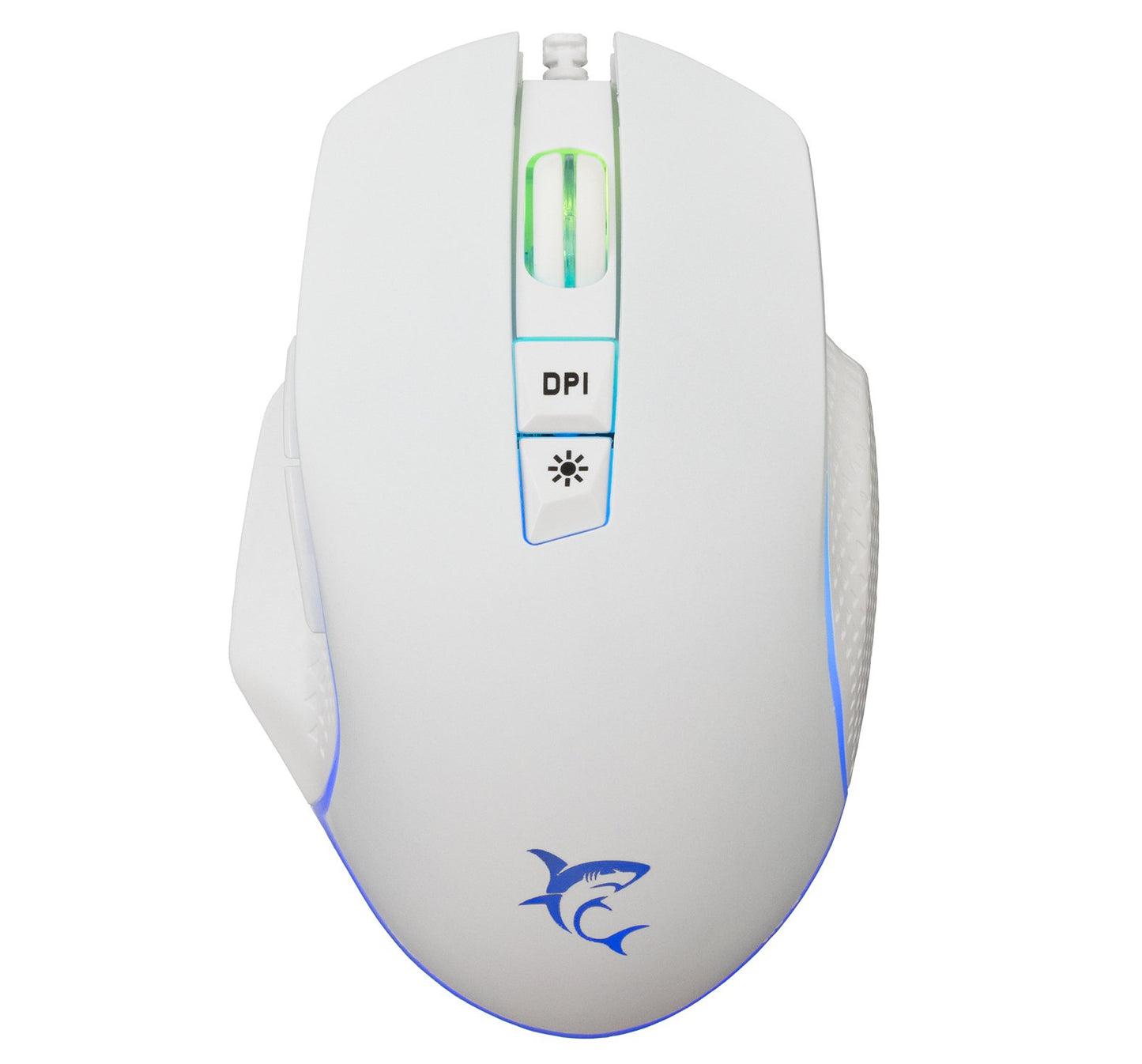 Mouse Ottico USB Gaming 6400 Dpi Retroilluminazione LED RGB Bianco, GARETH