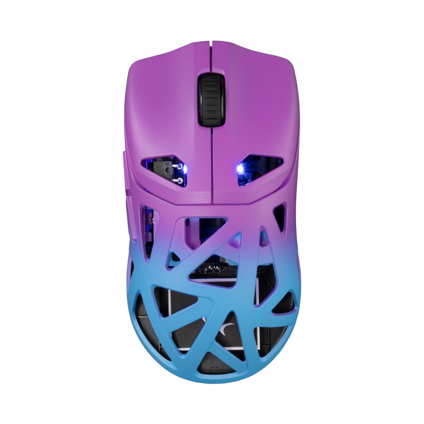 Mouse Ottico Wireless Gaming 24000 Dpi Retroilluminazione DPI LED Blu Viola, DAGONET-BLP