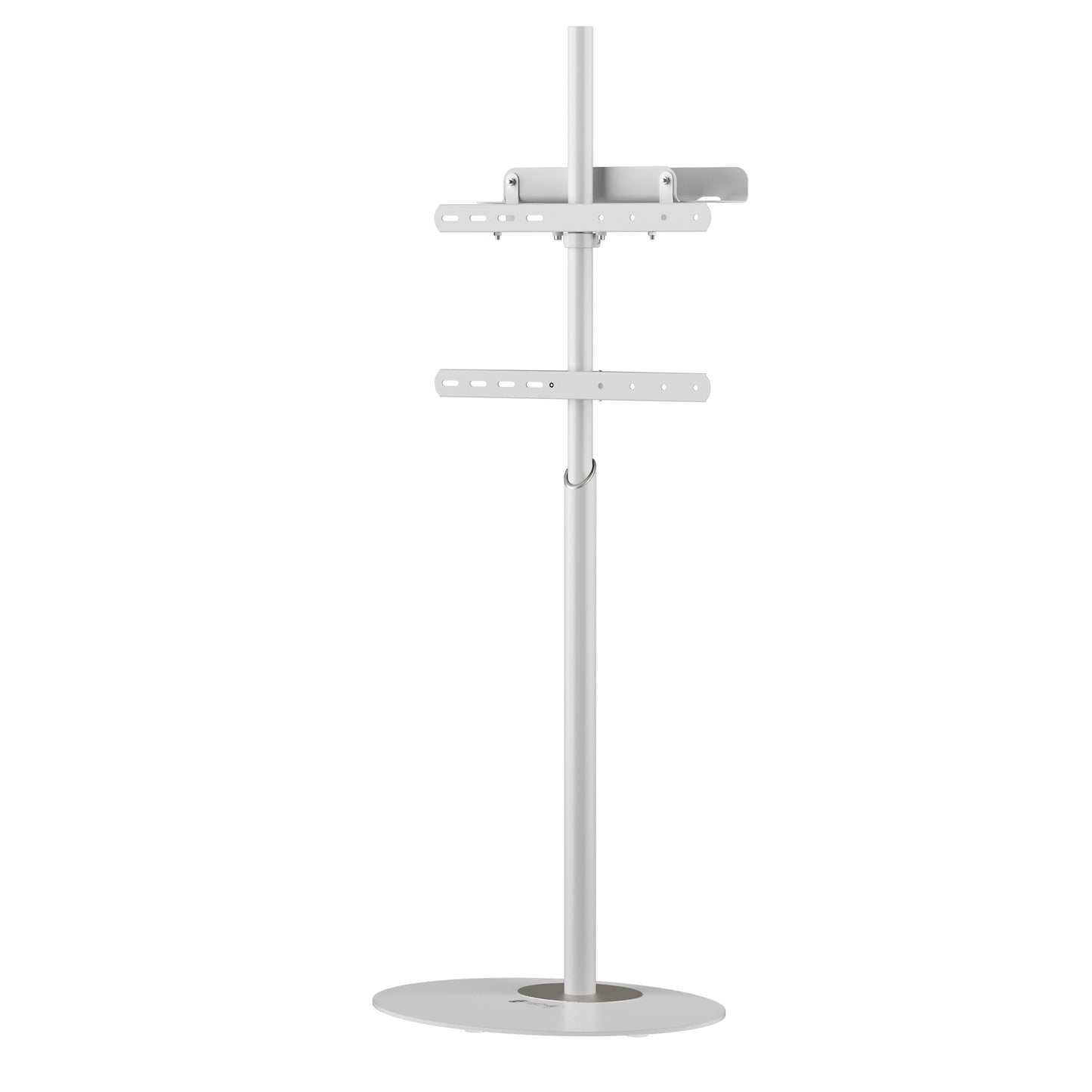 Stand da Pavimento TV/LED LCD 42''-65'' con Base Ovale Bianco
