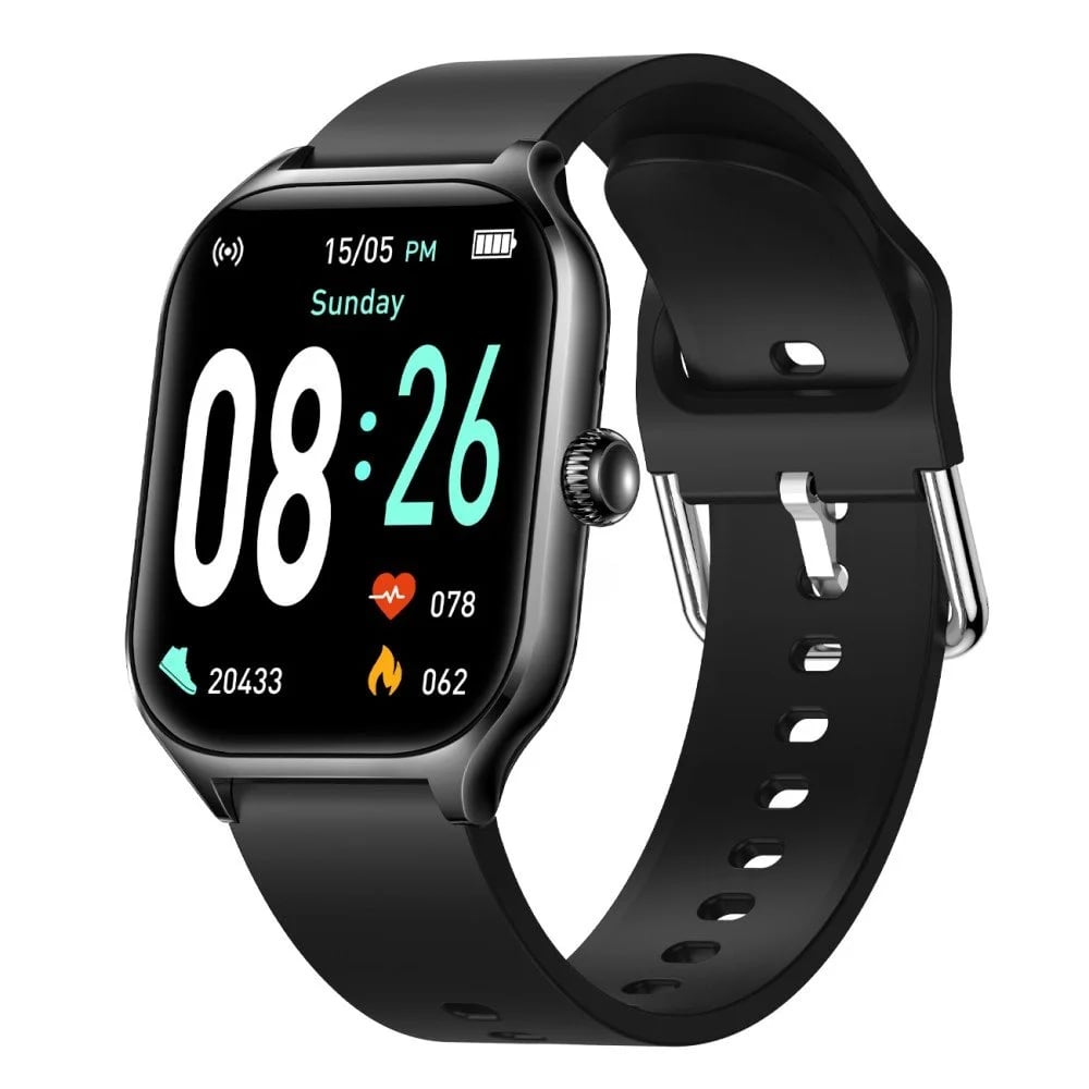 Smartwatch Fitness Bluetooth V5.0 Timor Display 2,01'' Nero