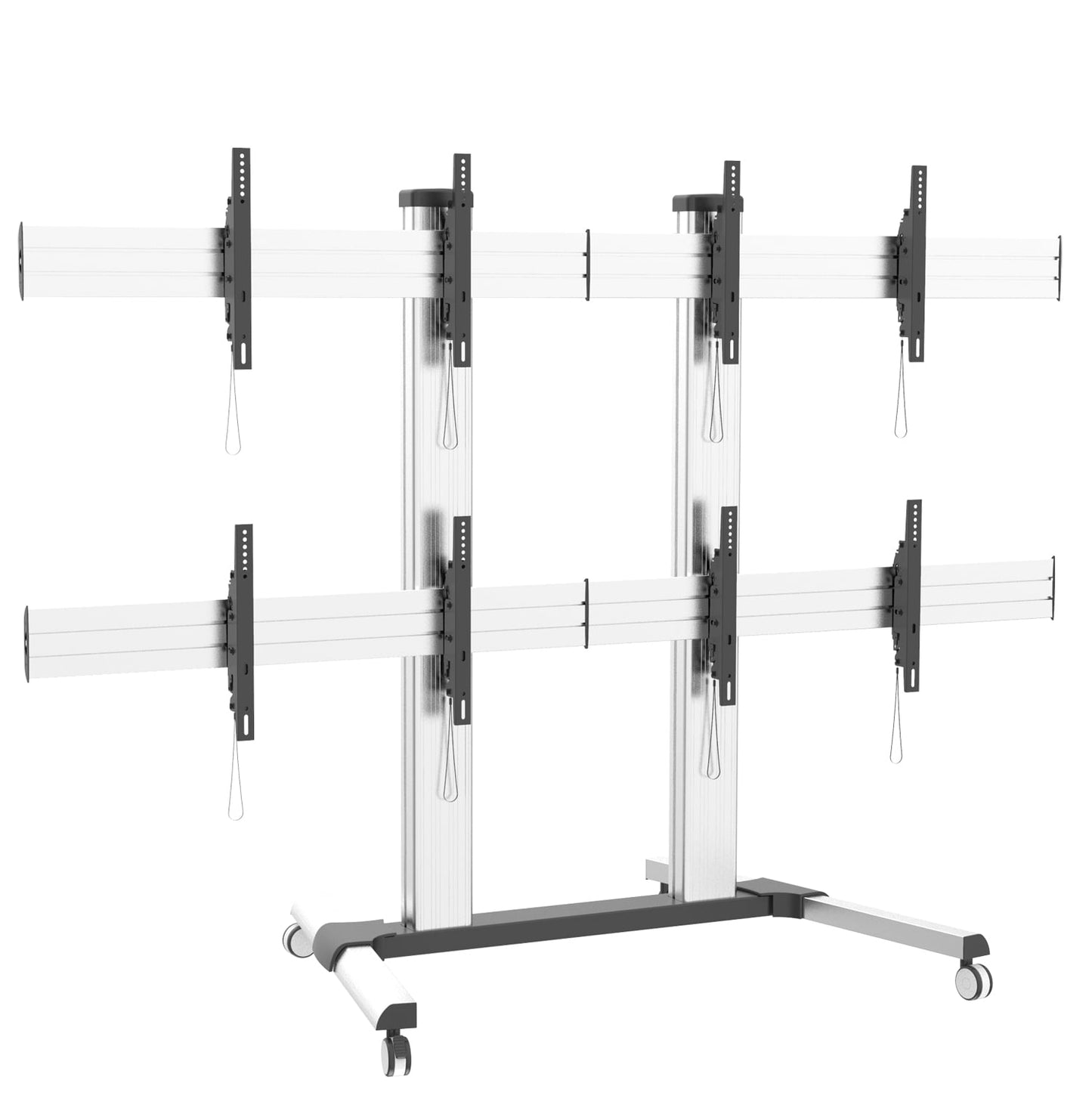 Supporto a Pavimento per 4 TV LCD/LED 32-60'' per Video Wall