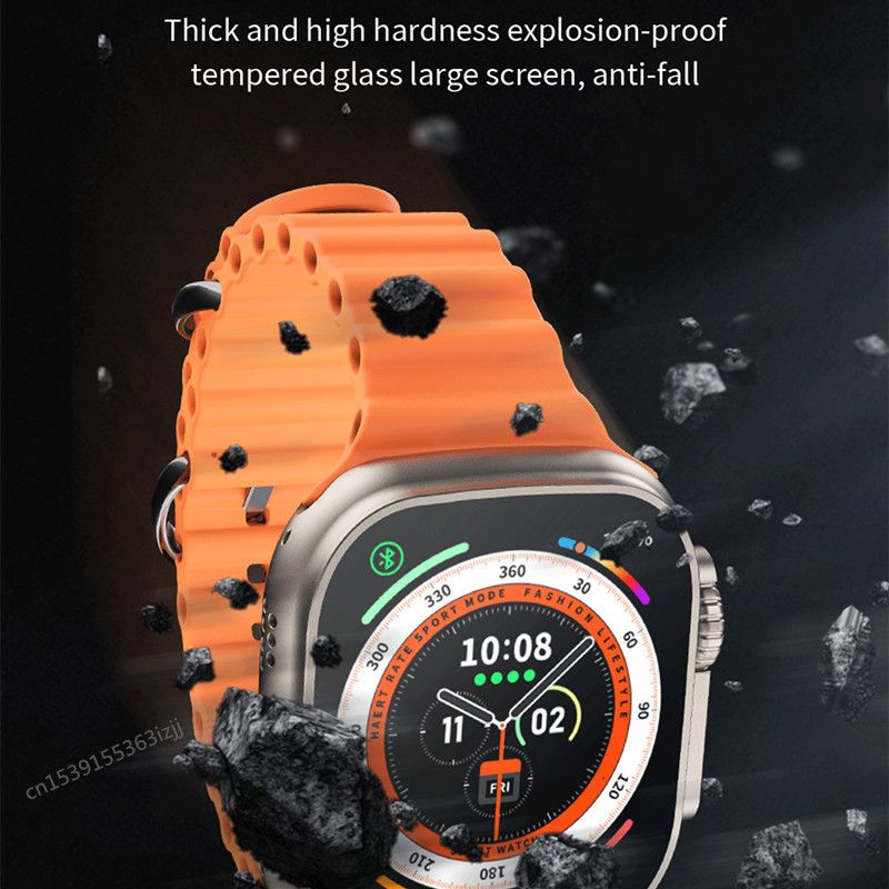 Orologio watch8 z66 ultra smart watch tracker fitness impermeabile con schermo da 1.93 pollici