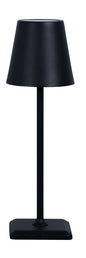 Lampada da Tavolo LED Senza Fili USB-C&trade; Dimmerabile in Metallo Nero