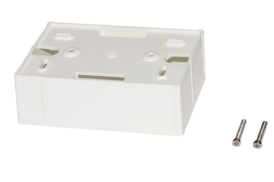 SCATOLA A MURO PER PLACCHE RJ45 COLORE CHIARO