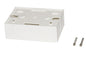 SCATOLA A MURO PER PLACCHE RJ45 COLORE CHIARO