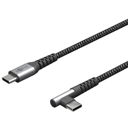 Cavo USB-C Maschio Angolato a USB-C Dritto 0,5m