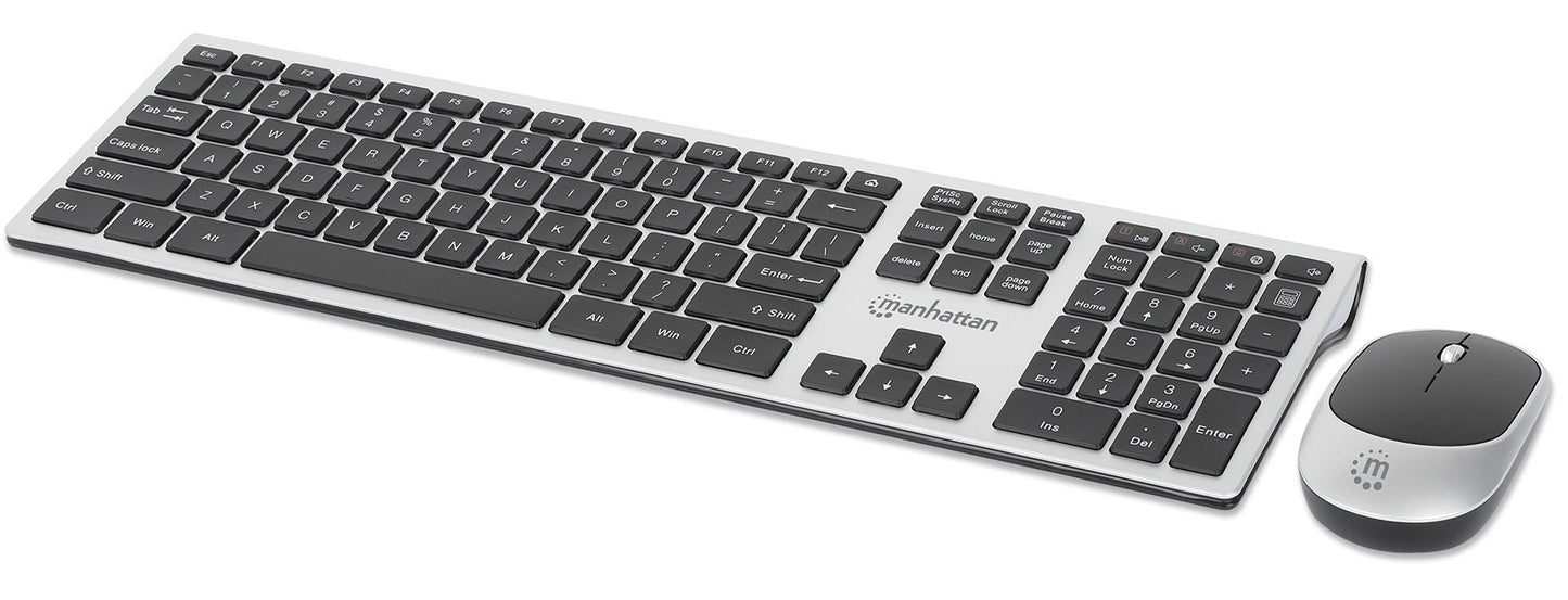 Kit Tastiera e Mouse 1200 Dpi Wireless, MWK7400