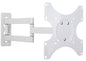 Supporto a Muro per TV LED LCD 19-37'' Inclinabile 3 Snodi Bianco
