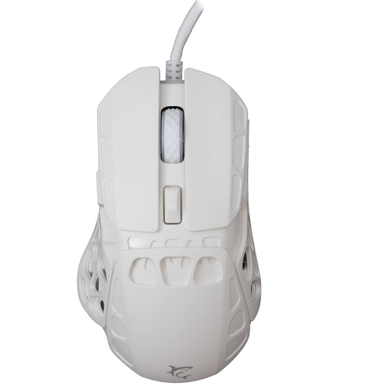 Mouse Ottico USB Gaming 7200 Dpi Retroilluminazione LED RGB Bianco, ECTOR