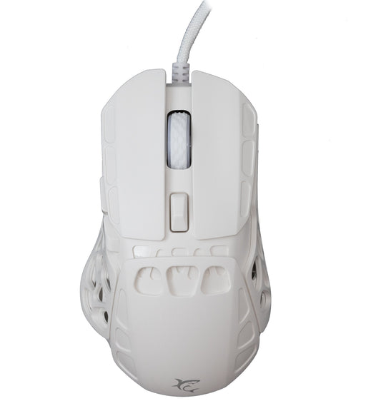 Mouse Ottico USB Gaming 7200 Dpi Retroilluminazione LED RGB Bianco, ECTOR