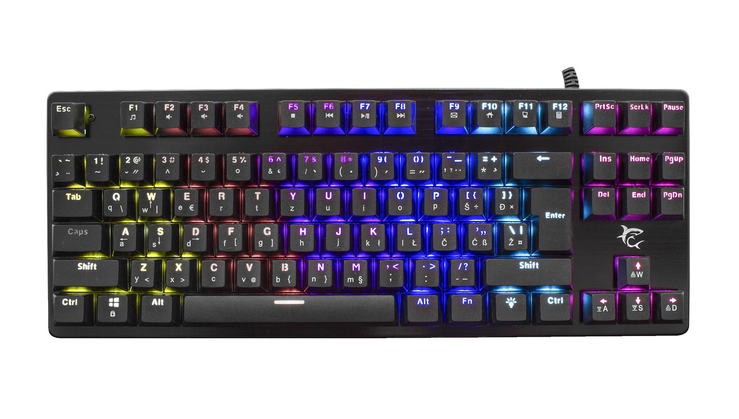 Tastiera Gaming Meccanica in Metallo RGB LED SPARTAN GK-1925