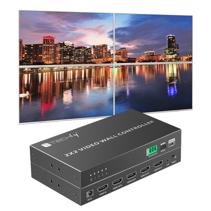Controller per Video Wall 2x2 HDMI 4 Canali