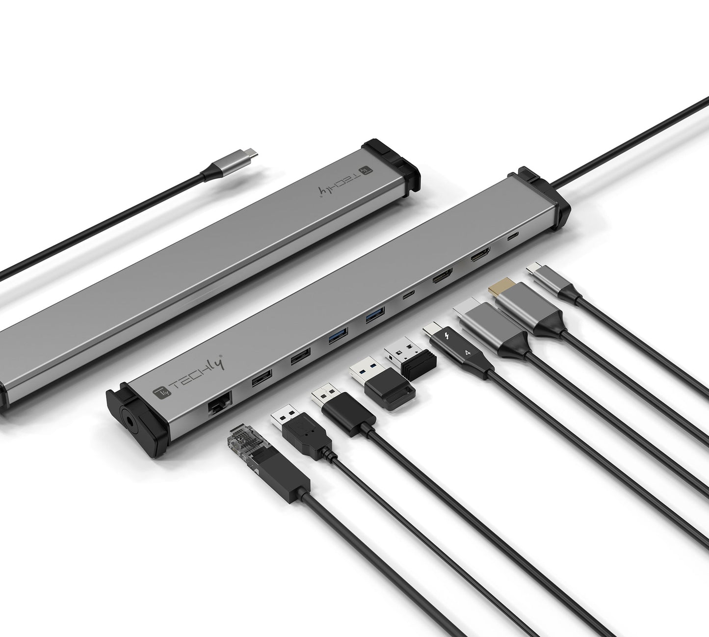 Docking Station 9 in 1 USB-C&trade; Hub USB HDMI RJ45