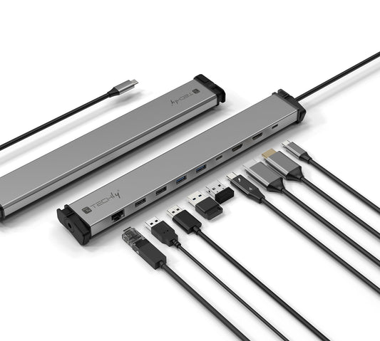 Docking Station 9 in 1 USB-C&trade; Hub USB HDMI RJ45