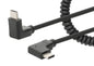 Cavo di Ricarica USB-C™ a USB-C™ 1m Spiralato Nero