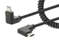 Cavo di Ricarica USB-C&trade; a USB-C&trade; 1m Spiralato Nero