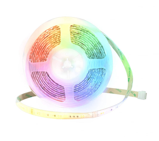 Kit Striscia LED Intelligente 5m con Funzione Musicale e Controllo Vocale Alexa, R5149