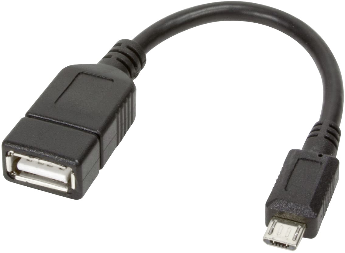 Cavo USB 2.0 OTG A Femmina / Micro B Maschio 0.2 m
