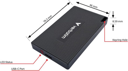 Metal Mini Disco a Stato Solido USB-C 3.2 Gen 2x2 1 TB