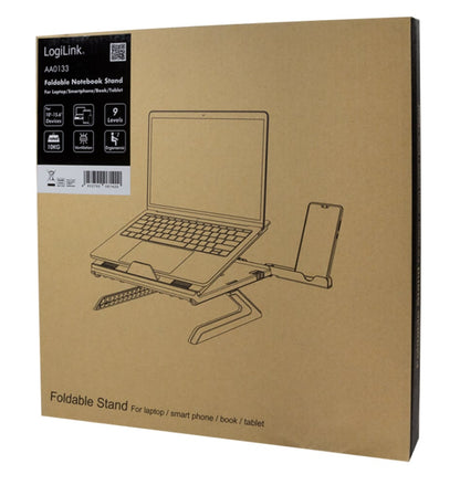 Supporto per Notebook e Tablet 10-15.6'' Ergonomico Nero