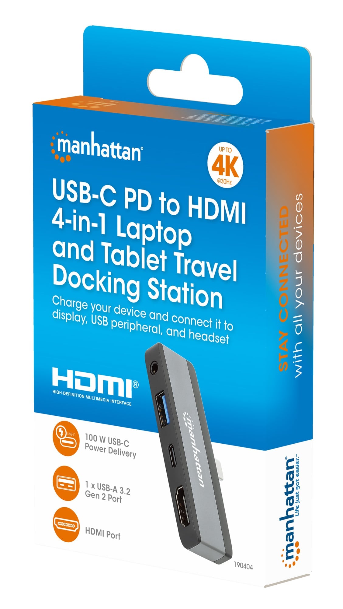 Docking Station da Viaggio USB-C PD a HDMI 4 in 1