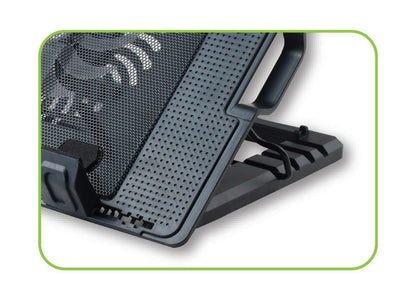 Supporto per notebook fino a 17.3'' con sistema di raffreddamento