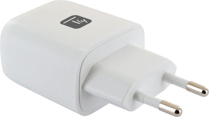 Caricatore Alimentatore GaN USB-C 20W e USB-A 18W da Muro
