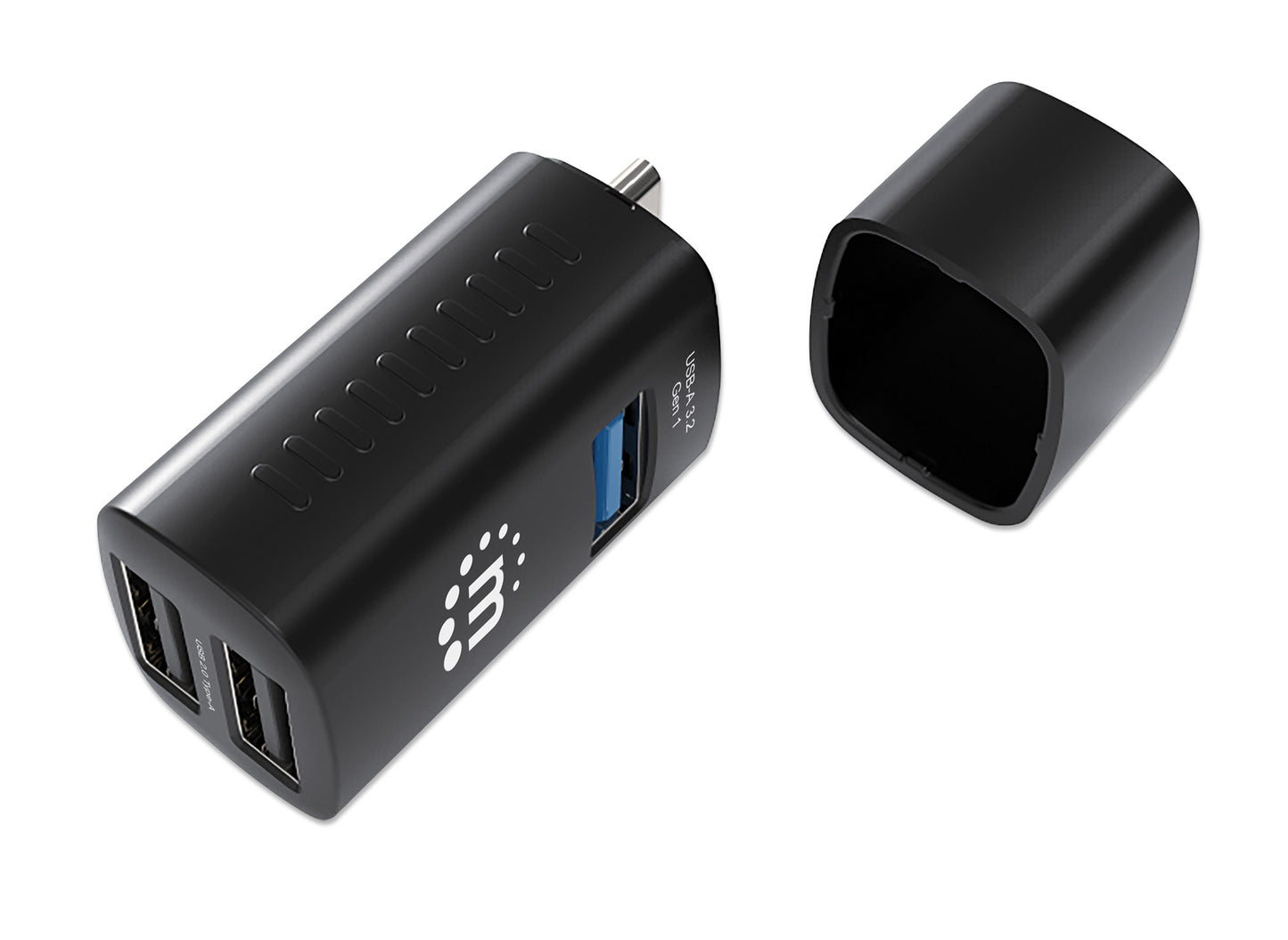 Hub USB-C 3.2 Gen1 a 3 porte USB-A Compatto Nero