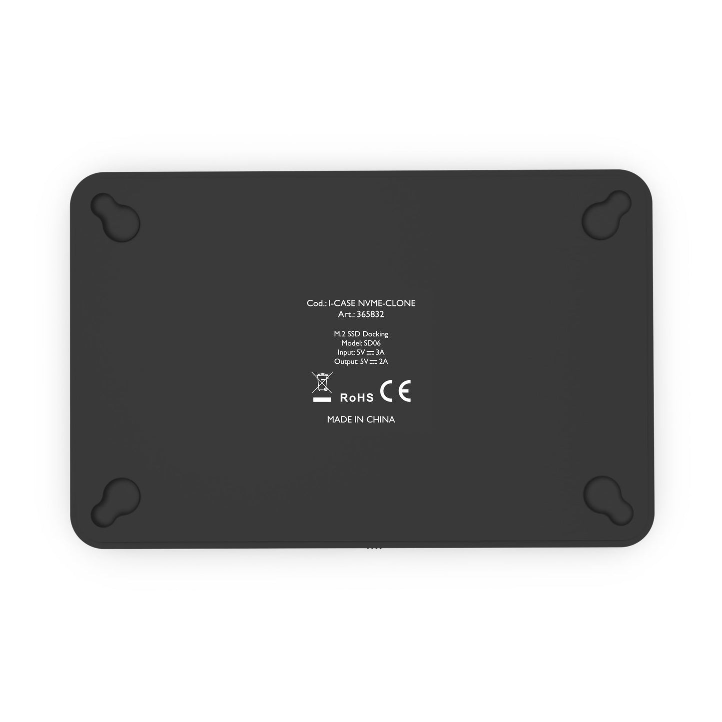 Docking Station Dual-Bay SSD M.2 NVME PCIe SATA 10 Gbps Duplicatori Clone Offline