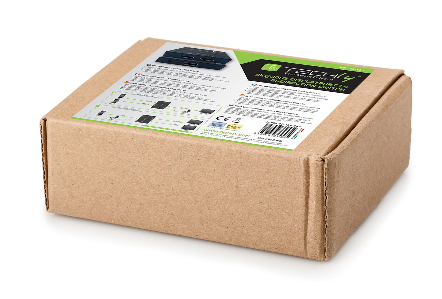 Switch Bidirezionale Convertitore Splitter DisplayPort 8K DP1.4 per Sorgenti Multiple e Display