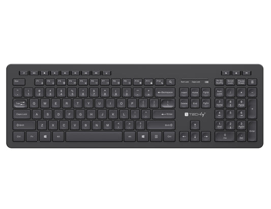 Tastiera Wireless Layout Americano Nero