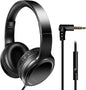 Cuffia Stereo Pieghevole con Microfono Jack 3,5 mm Nero