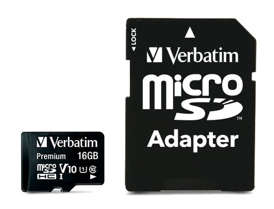 Memoria Micro SDHC 16 Gb con Adattatore - Classe 10