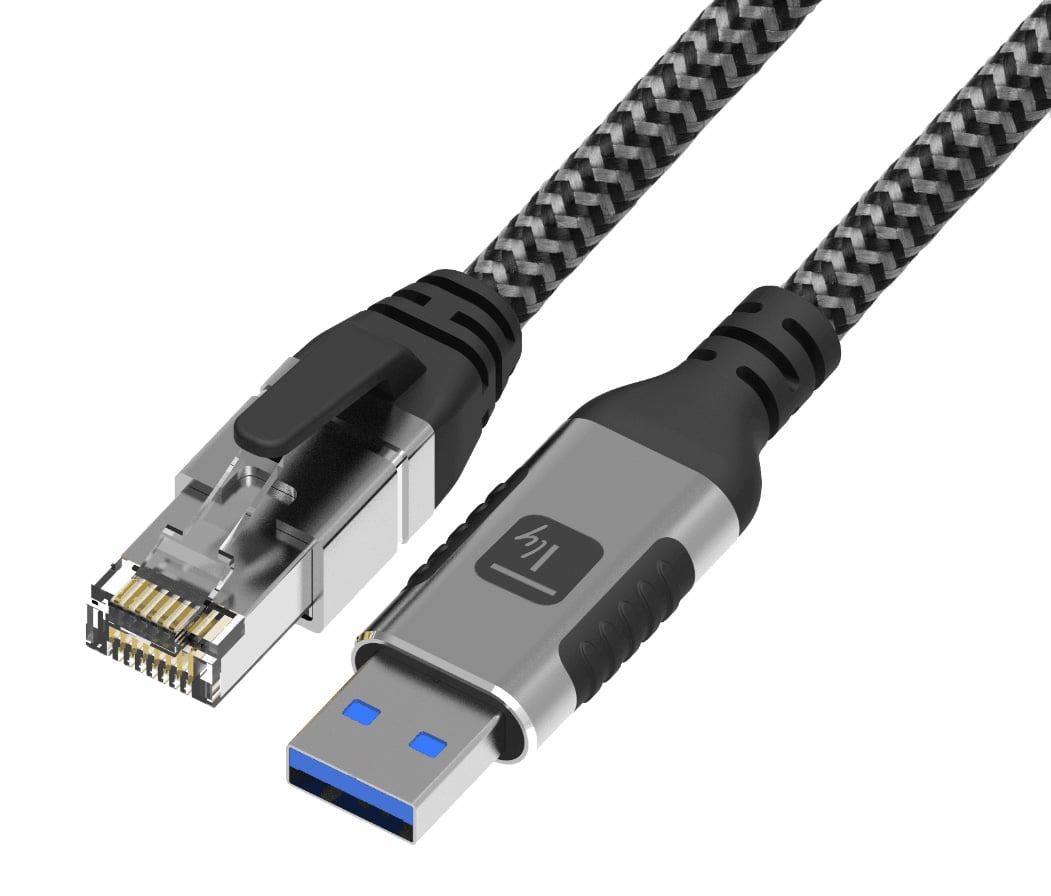 Cavo USB 3.2 Tipo A Maschio a Ethernet RJ45 Maschio 5m