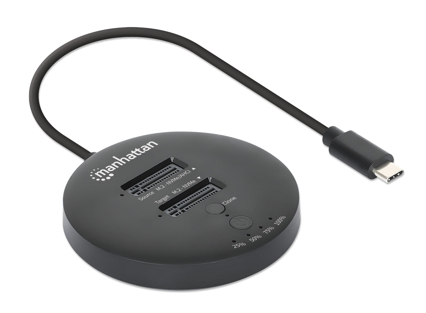 Docking Station Dual-Bay M.2 NVMe Clone SSD