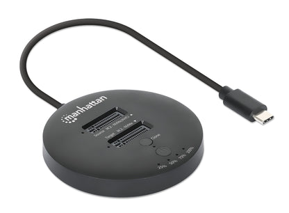Docking Station Dual-Bay M.2 NVMe Clone SSD
