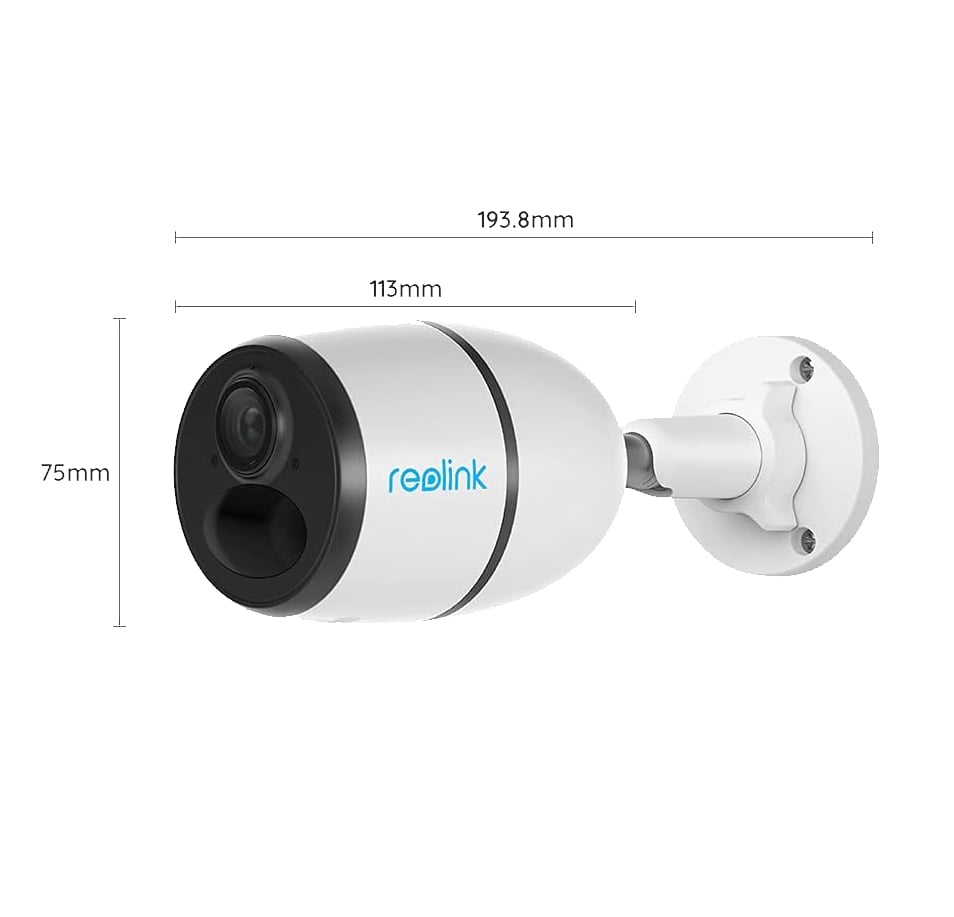 Telecamera di Sicurezza a Batteria 8MP 4K IP65 da Esterno, Serie G340