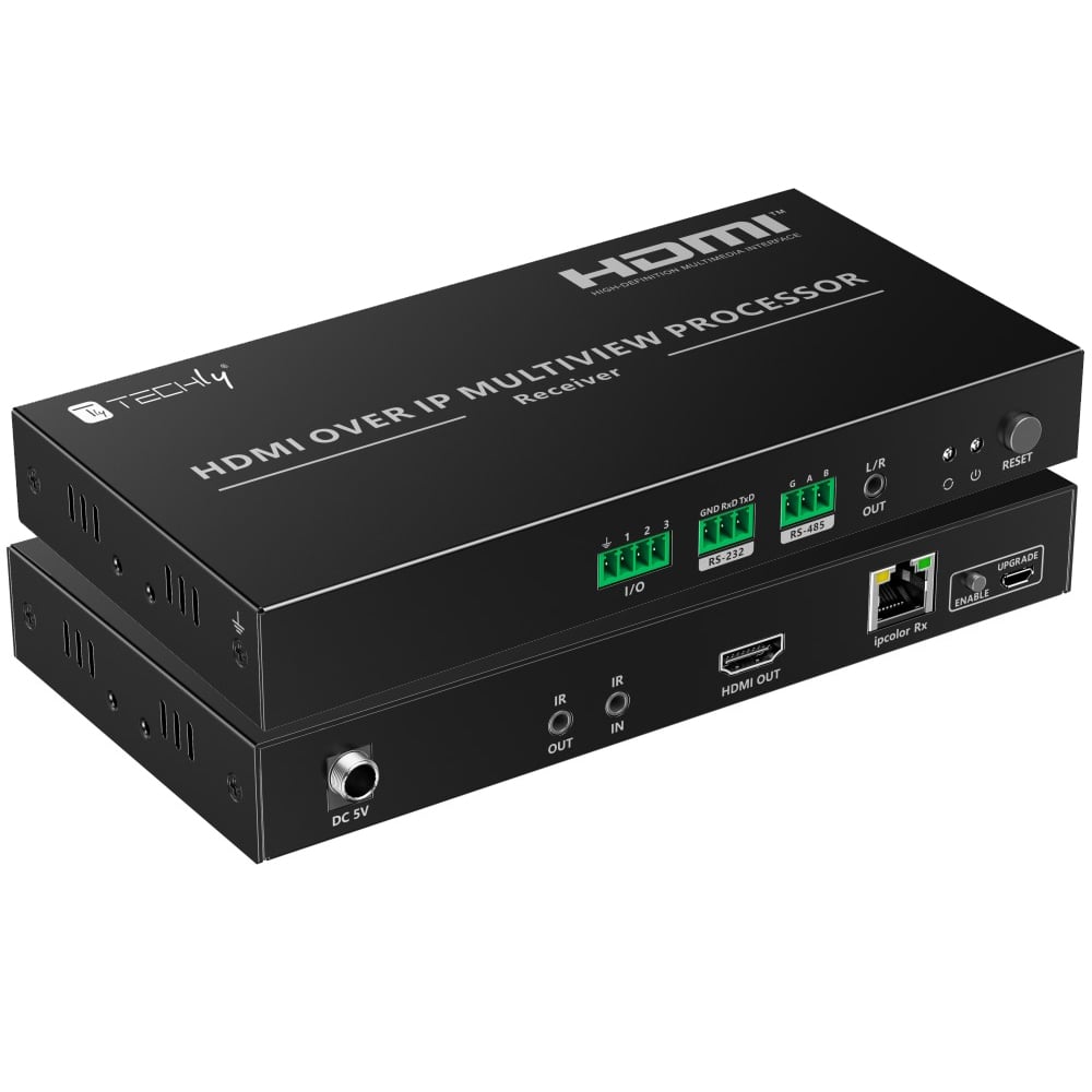 Ricevitore per Matrix Extender HDMI Over IP 4K su Cavo Cat.6 fino a 120m Multiview Ipcolor iMMS
