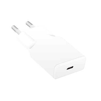 Caricatore Alimentatore GaN USB-C (PD) da Muro 20W Bianco