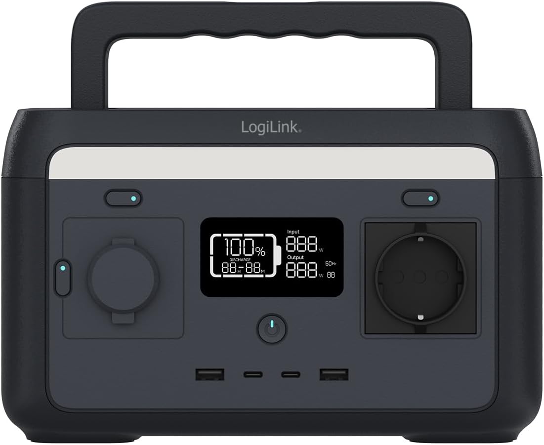 Stazione di Alimentazione Portatile 300W LiFePO4 Batteria Ricarica Solare