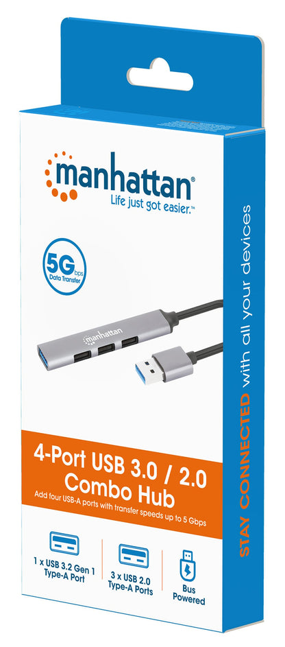 Hub USB 4 porte Combo USB3.2 / 2.0