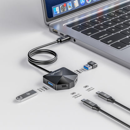 Hub USB 3.2 2x USB-A e 2x USB-C