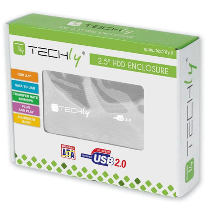 Box HDD Esterno SATA 2.5'' USB 2.0 Grigio