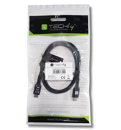 Cavo USB-C M/M E-Mark USB 2.0 240W PD 1m Nero