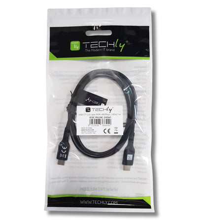 Cavo USB-C M/M E-Mark USB 2.0 240W PD 2m Nero