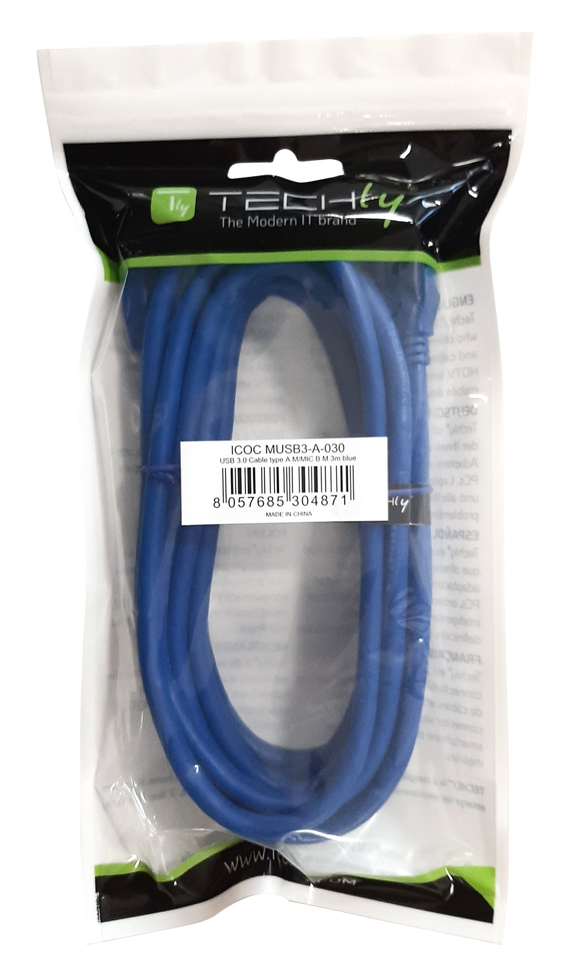 Cavo USB 3.2 Superspeed A/Micro B 0,5 m