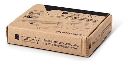 Docking Station USB-C 9 in 1 Hub USB3.1 Stand per Notebook Pieghevole