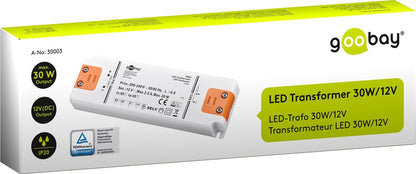 Trasformatore per Illuminazione LED da 12 V (DC)/30 W